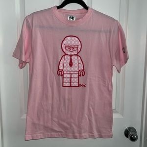 NWT BANC Unisex Pink Lego T Shirt